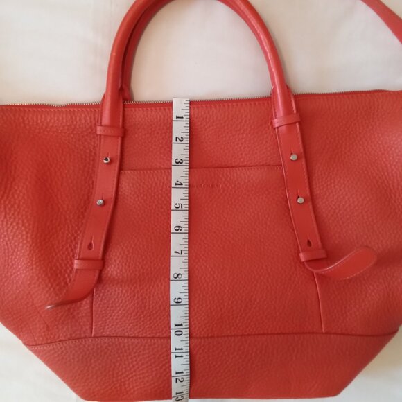 Mackage, large orange red, adjustable straps purse. - Picture 7 of 11